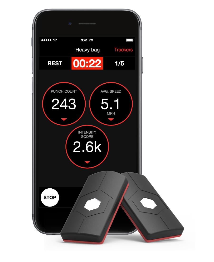Hykso punch trackers and app at Goju Karate Hykso punch trackers and app at Goju Karate