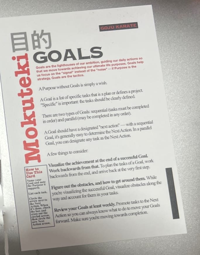 Mokuteki — Goals 目的 [edition 2026