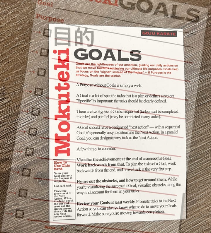 🔊Listen Now: Mokuteki — Goals  目的